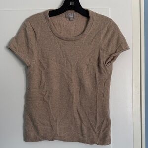 J. Crew Cashmere Short Sleeve Top